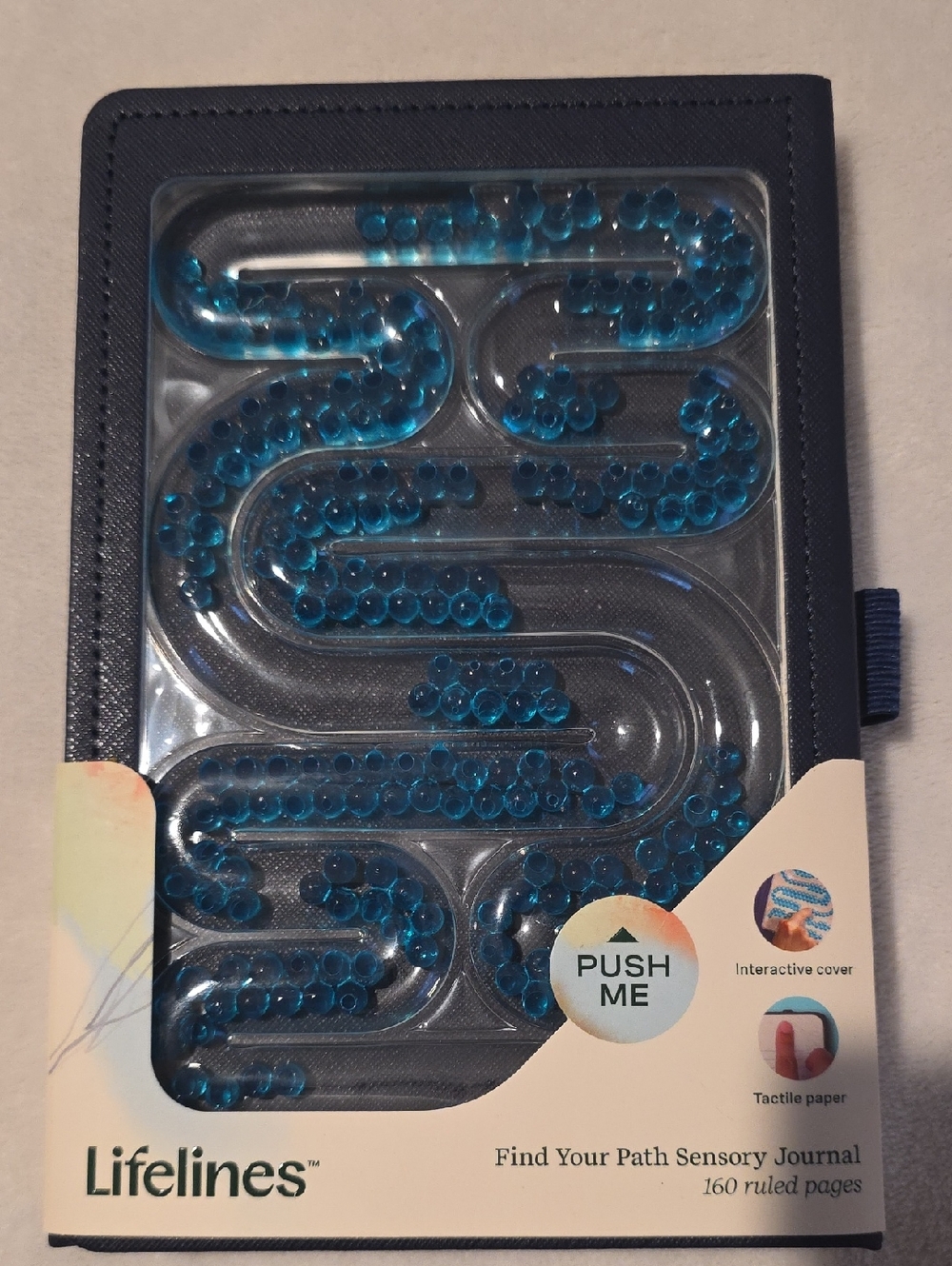 Lifelines Find Your Path Sensory Journal - Blue Bead Interactive Cover